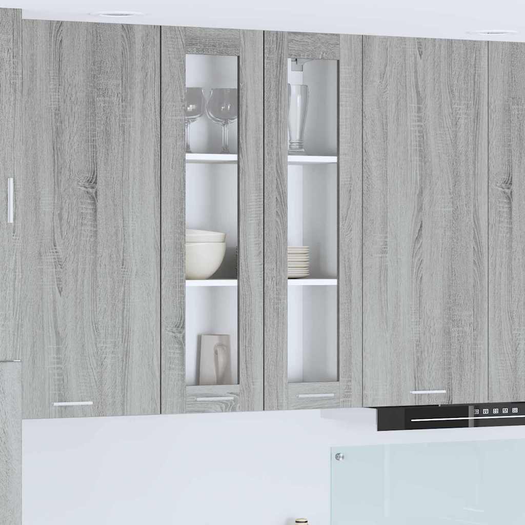 Hängeschrank Grau Sonoma 60x31x100 cm