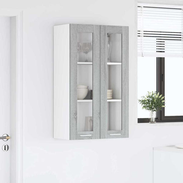 Hängeschrank Grau Sonoma 60x31x100 cm