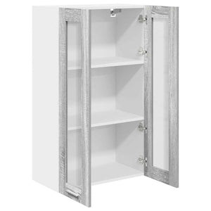 Hängeschrank Grau Sonoma 60x31x100 cm