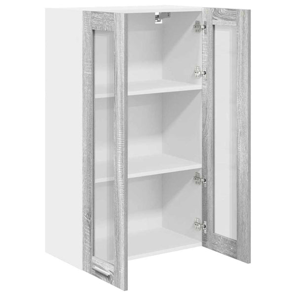 Hängeschrank Grau Sonoma 60x31x100 cm