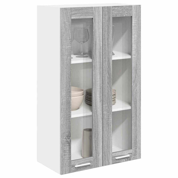 Hängeschrank Grau Sonoma 60x31x100 cm