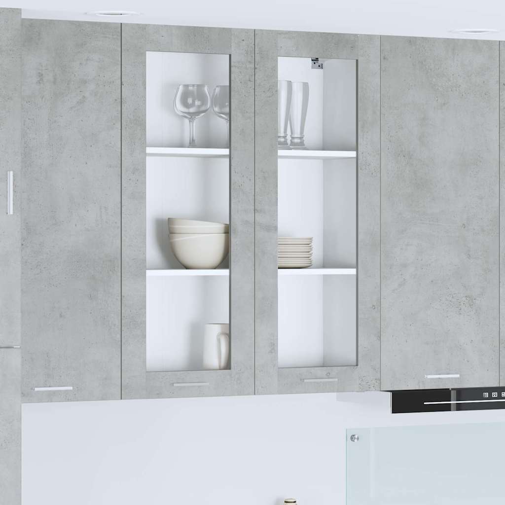 Hängeschrank Beton Grau 80x31x100cm