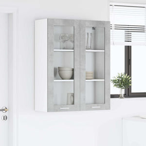 Hängeschrank Beton Grau 80x31x100cm