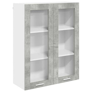 Hängeschrank Beton Grau 80x31x100cm
