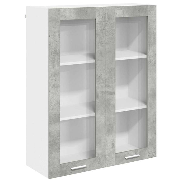 Hängeschrank Beton Grau 80x31x100cm