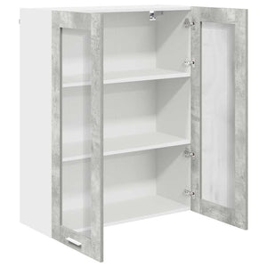 Hängeschrank Beton Grau 80x31x100cm