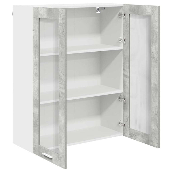 Hängeschrank Beton Grau 80x31x100cm