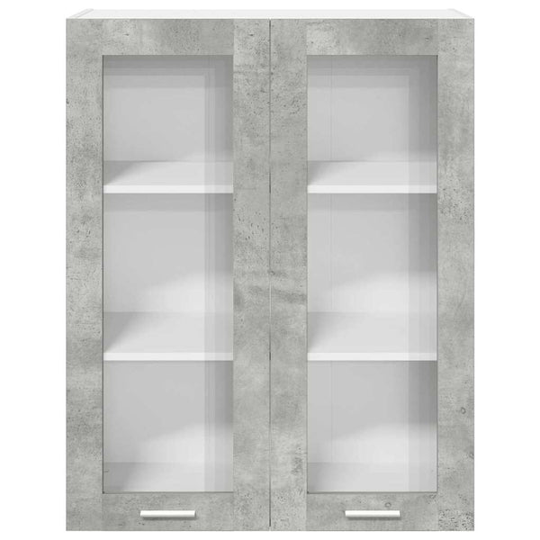 Hängeschrank Beton Grau 80x31x100cm