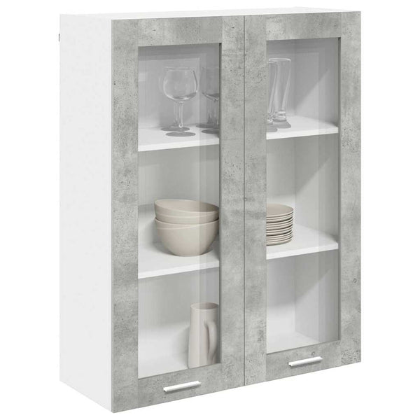 Hängeschrank Beton Grau 80x31x100cm