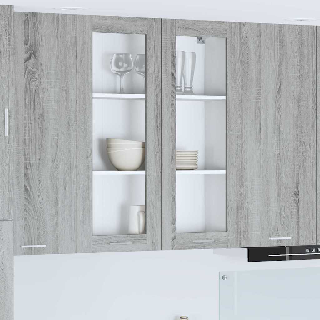 Hängeschrank Grau Sonoma 80x31x100cm
