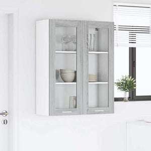 Hängeschrank Grau Sonoma 80x31x100cm
