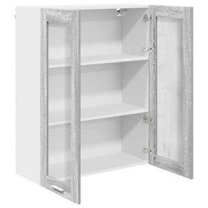 Hängeschrank Grau Sonoma 80x31x100cm