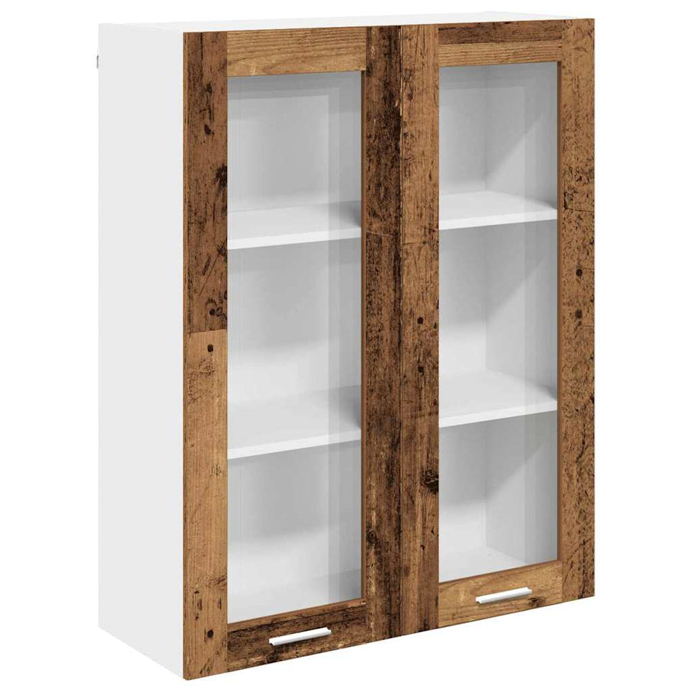 vidaXL Wall Cabinet with Door Reclaimed Wood 80 x 31 x 100 cm Engineered Wood