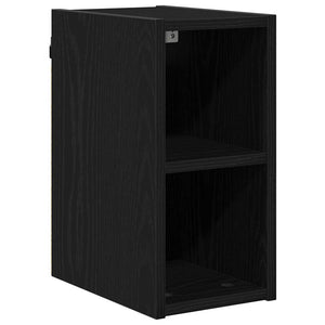 Hängeschrank Schwarz Eichen-Optik 20x29,5x40 cm
