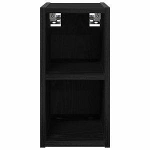 Hängeschrank Schwarz Eichen-Optik 20x29,5x40 cm