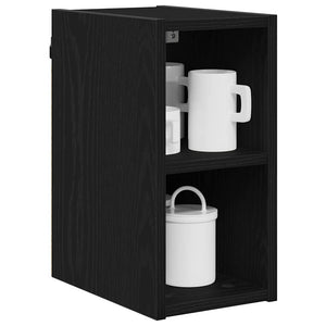 Hängeschrank Schwarz Eichen-Optik 20x29,5x40 cm
