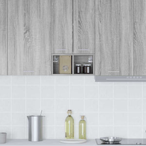 Grauer Hängeschrank Sonoma, 20x40 cm