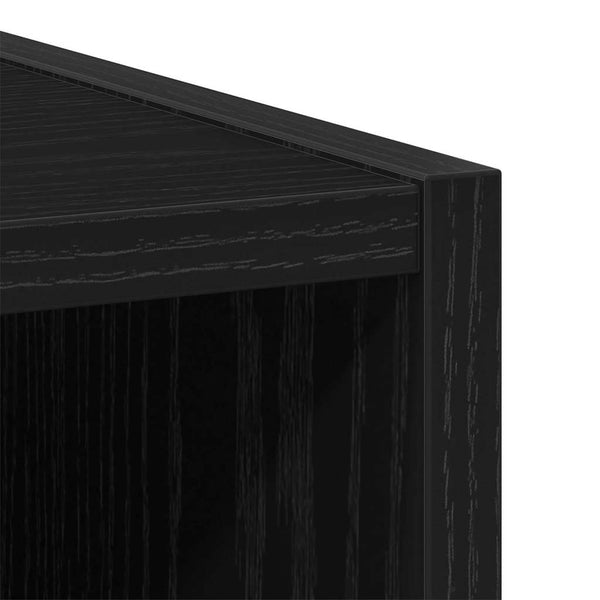Hängeschrank Schwarz Eichen-Optik 30x29,5x40 cm