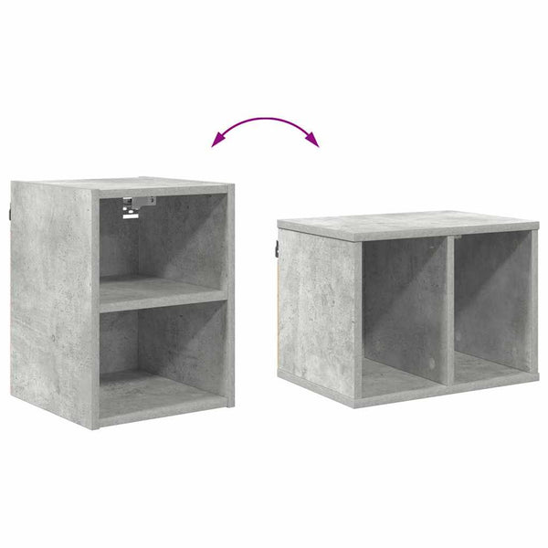 Hängeschrank Beton Grau 30x40 cm