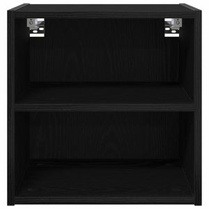 vidaXL Meuble haut mural noir aspect chêne 40 x 29,5 x 40 cm