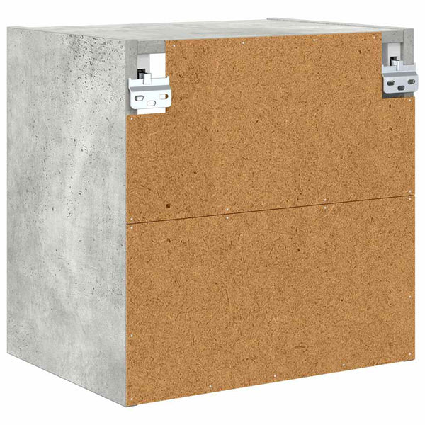 Hängeschrank Beton Grau 40 cm