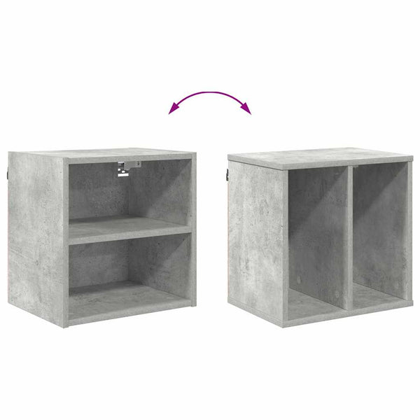 Hängeschrank Beton Grau 40 cm