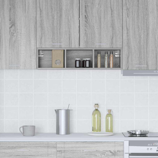 Hängeschrank Grau Sonoma 20x80cm