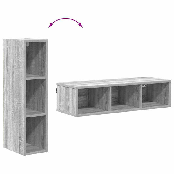 Hängeschrank Grau Sonoma 20x80cm