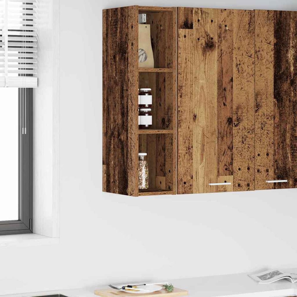 Altholz Hängeschrank, 20x80 cm