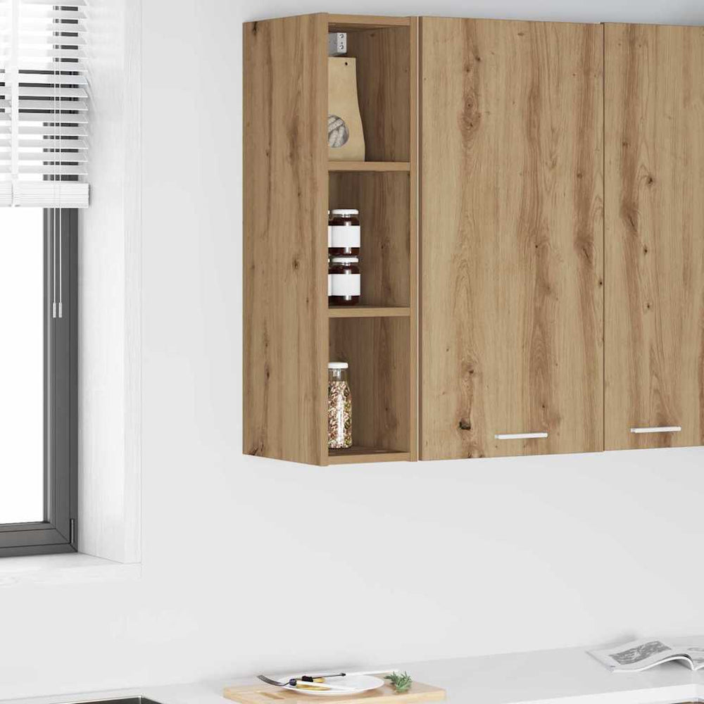 vidaXL Armoire murale Chêne Artisan 20 x 29,5 x 80 cm Bois d'ingénierie