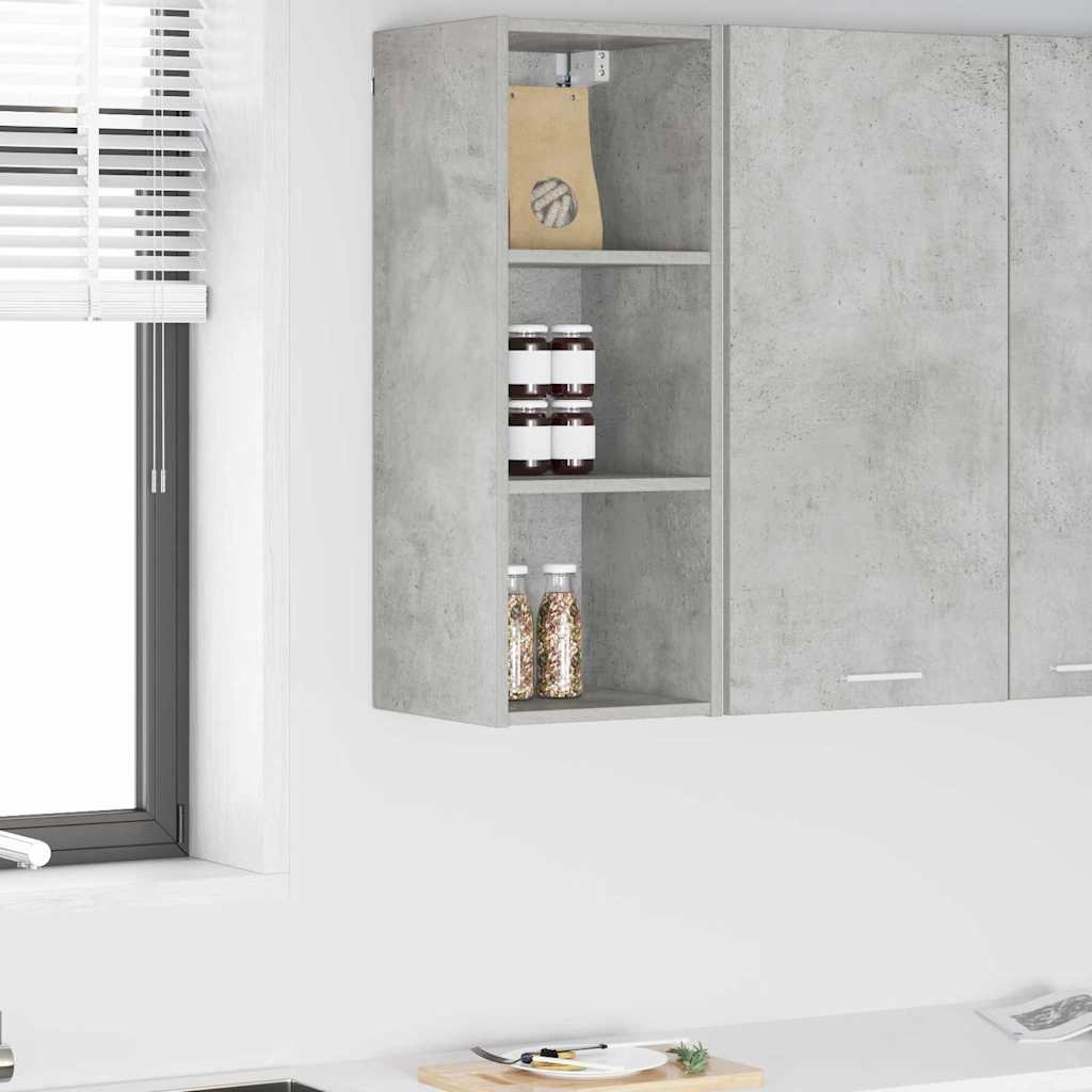Hängeschrank Beton Grau 30x29,5x80cm