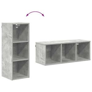 Hängeschrank Beton Grau 30x29,5x80cm