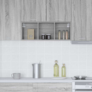Hängeschrank Grau Sonoma 30x80 cm