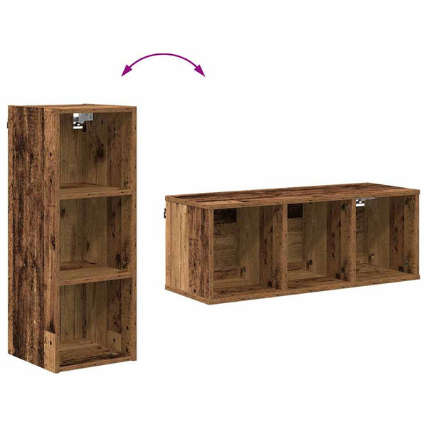 Hängeschrank Riga Altholz 30x80 cm