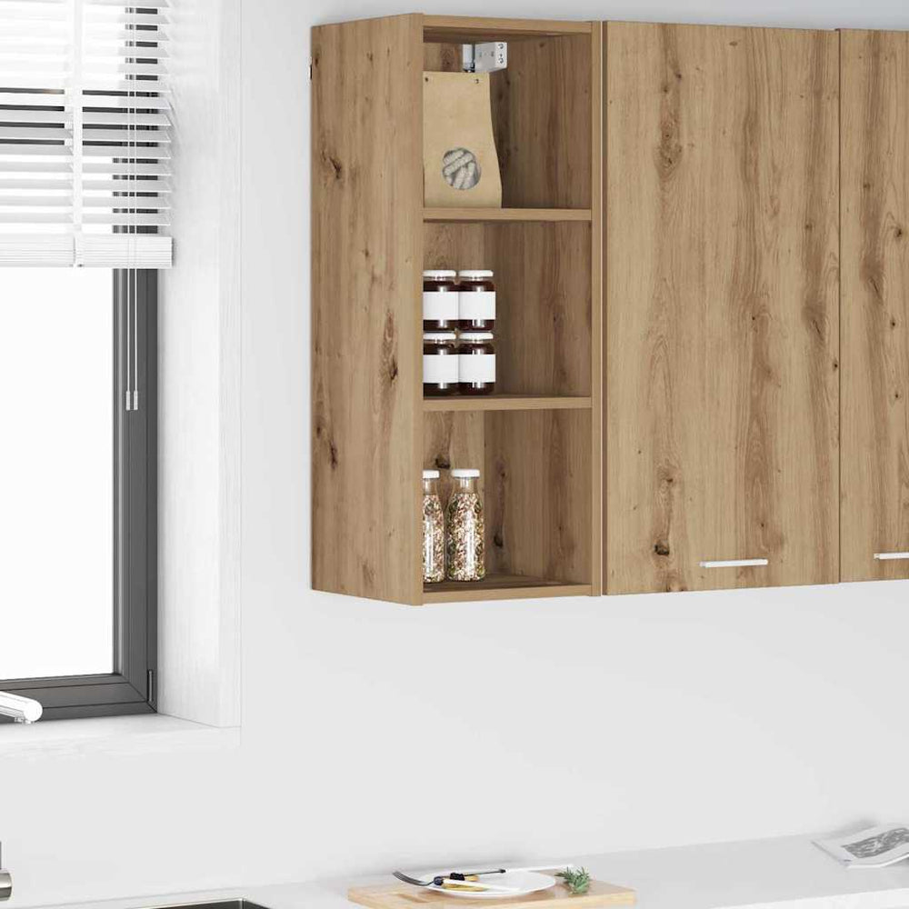 vidaXL Armoire suspendue Chêne Artisan 30 x 29,5 x 80 cm Bois d'ingénierie