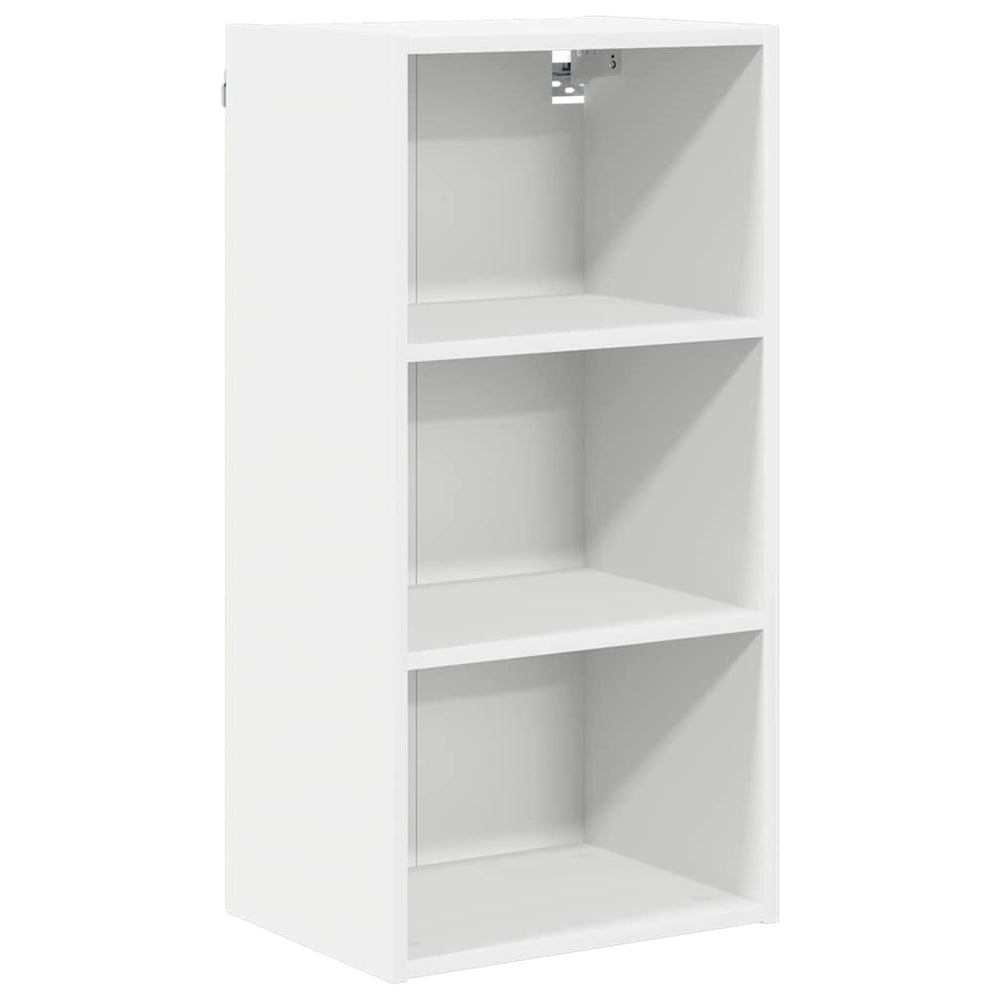 vidaXL Armoire murale avec rangement Blanc 40 x 29,5 x 80 cm Bois d'ingénierie