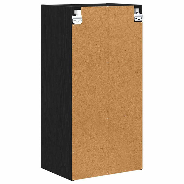Hängeschrank Schwarz Eichen-Optik 40x80 cm