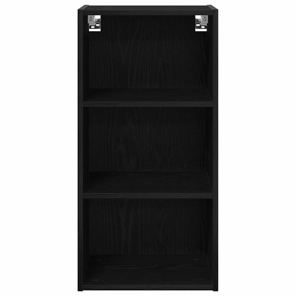Hängeschrank Schwarz Eichen-Optik 40x80 cm