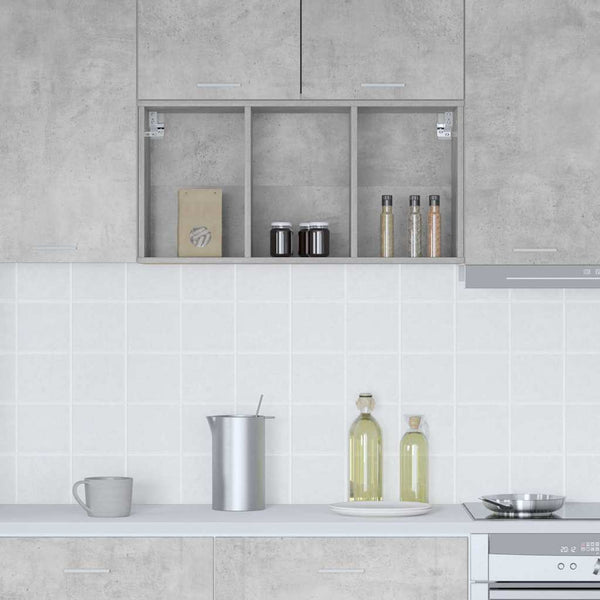 Hängeschrank Beton Grau 40x80 cm
