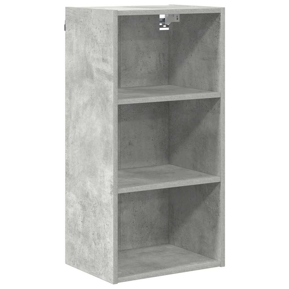 vidaXL Armoire murale gris béton 40 x 29,5 x 80 cm en bois d'ingénierie