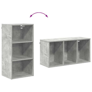 Hängeschrank Beton Grau 40x80 cm