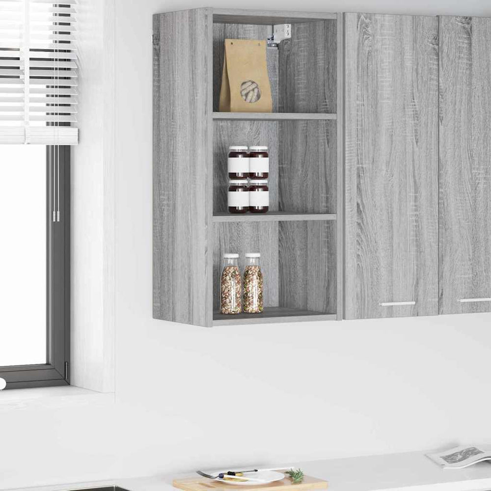 vidaXL Armoire murale Gris Sonoma 40 x 29,5 x 80 cm Bois d'ingénierie