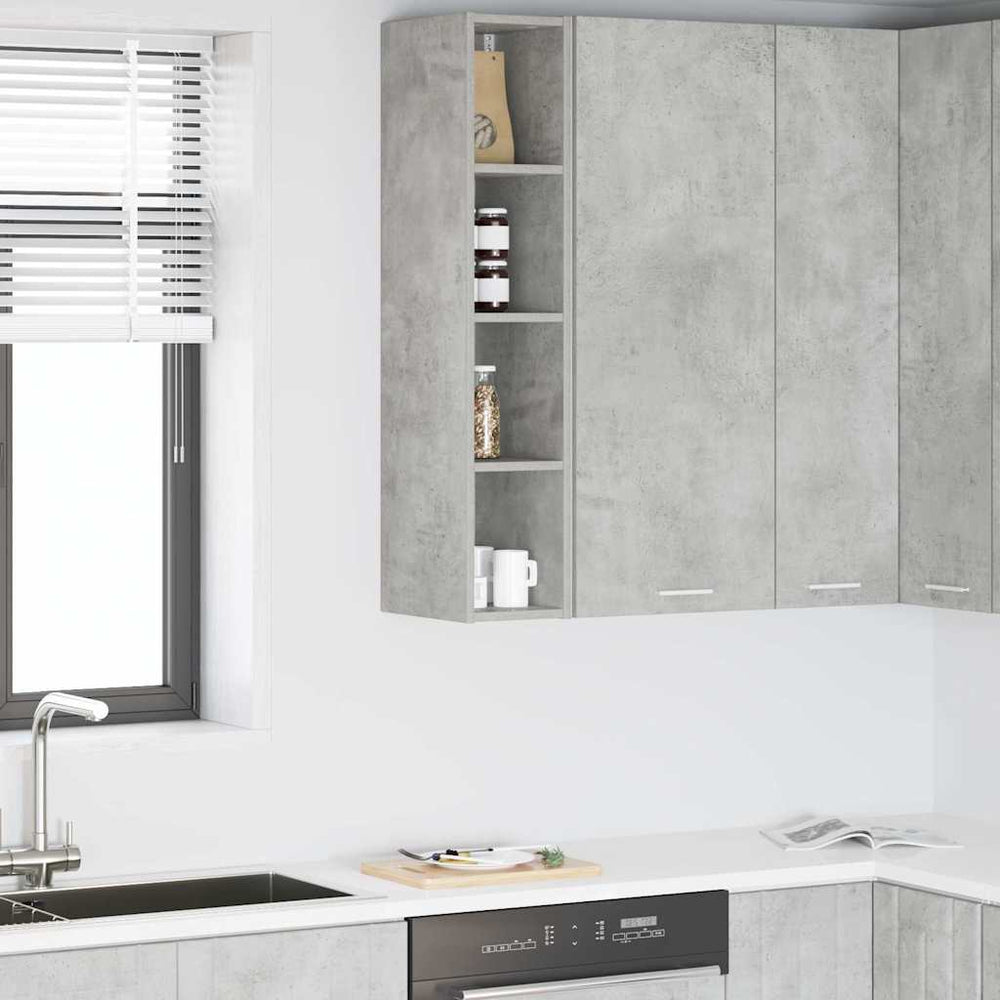 Hängeschrank Beton Grau 100 cm