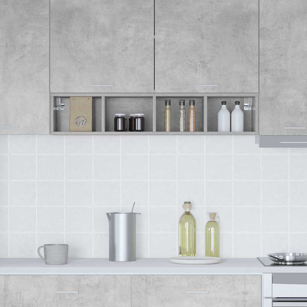 Hängeschrank Beton Grau 100 cm