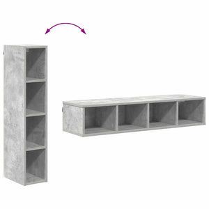 Hängeschrank Beton Grau 100 cm