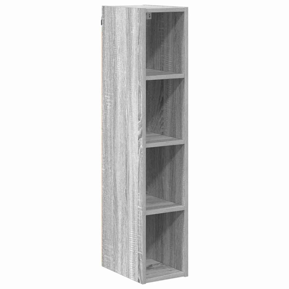 vidaXL Armoire murale Sonoma gris 20 x 29,5 x 100 cm Aggloméré