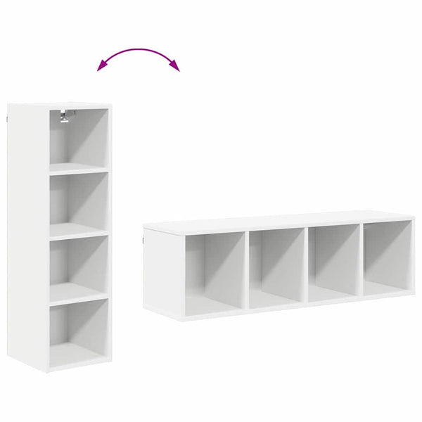 Hängeschrank Weiß 30x100cm