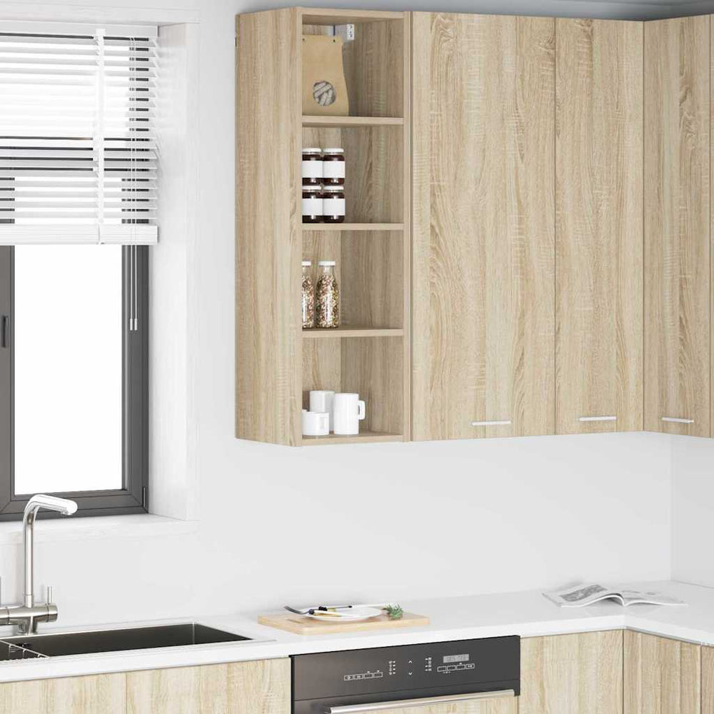 vidaXL Armoire murale chêne Sonoma 30 x 29,5 x 100 cm bois d'ingénierie