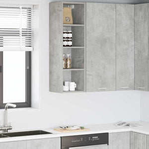 Hängeschrank Beton Grau 30x29,5x100cm