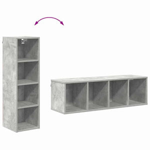 Hängeschrank Beton Grau 30x29,5x100cm